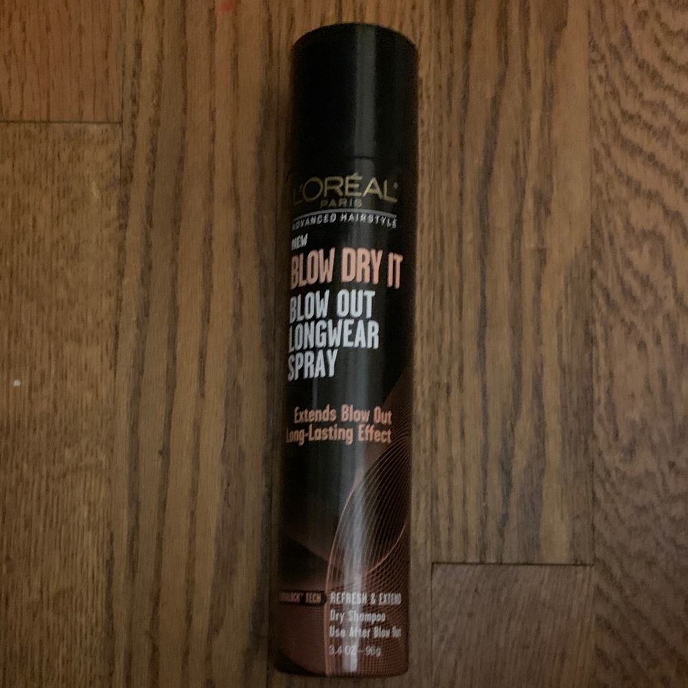 L'Oreal Blow Dry It Longwear Spray - Black and Brown